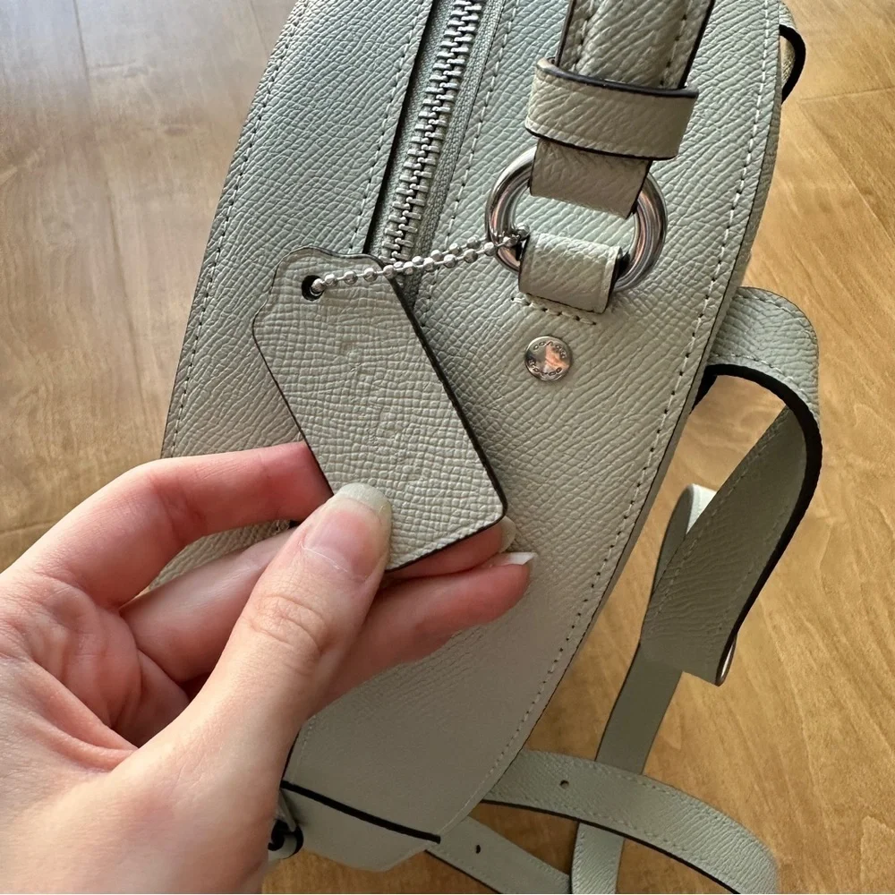 Coach Jordyn Backpack, Light Sage, Women’s Green Leather Backpack